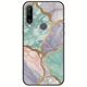 The Marble Collection - Pastel Huawei Y6p Black TPU (Μαύρη Σιλικόνη)