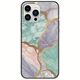 The Marble Collection - Pastel iPhone 14 Pro Black TPU (Μαύρη Σιλικόνη)