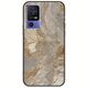 The Marble Collection - Natural TCL 40 SE Black TPU (Μαύρη Σιλικόνη)