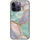 The Marble Collection - Pastel iPhone 15 Pro Black TPU (Μαύρη Σιλικόνη)