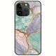 The Marble Collection - Pastel iPhone 15 Pro Max Black TPU (Μαύρη Σιλικόνη)