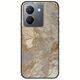 The Marble Collection - Natural Vivo Y36 4G / 5G Black TPU (Μαύρη Σιλικόνη)