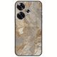 The Marble Collection - Natural Xiaomi Poco F6 5G Black TPU (Μαύρη Σιλικόνη)