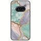 The Marble Collection - Pastel Nothing Phone (2a) 5G Black TPU (Μαύρη Σιλικόνη)