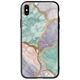 The Marble Collection - Pastel iPhone X / XS Groove TPU (Tempered Glass και TPU)