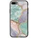 The Marble Collection - Pastel iPhone 8 Plus Groove TPU (Tempered Glass και TPU)