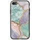 The Marble Collection - Pastel iPhone 7 Groove TPU (Tempered Glass και TPU)
