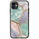 The Marble Collection - Pastel iPhone 11 Groove TPU (Tempered Glass και TPU)