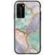 The Marble Collection - Pastel Huawei P40 Pro Groove TPU (Tempered Glass και TPU)