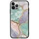 The Marble Collection - Pastel iPhone 12 Pro Max Groove TPU (Tempered Glass και TPU)