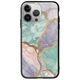 The Marble Collection - Pastel iPhone 13 Pro Max Groove TPU (Tempered Glass και TPU)