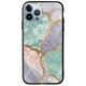 The Marble Collection - Pastel iPhone 12 Pro Groove TPU (Tempered Glass και TPU)