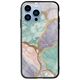 The Marble Collection - Pastel iPhone 14 Pro Max Groove TPU (Tempered Glass και TPU)