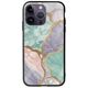The Marble Collection - Pastel iPhone 15 Pro Groove TPU (Tempered Glass και TPU)