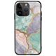 The Marble Collection - Pastel iPhone 15 Pro Max Groove TPU (Tempered Glass και TPU)