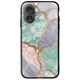 The Marble Collection - Pastel iPhone 16 Plus Groove TPU (Tempered Glass και TPU)