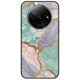 The Marble Collection - Pastel Xiaomi Redmi A3 Black TPU (Μαύρη Σιλικόνη)