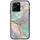 The Marble Collection - Pastel Vivo Y35 Groove TPU (Tempered Glass και TPU)