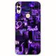 Aesthetic Purple Huawei Honor 8X Flexible TPU (Διάφανη Σιλικόνη)