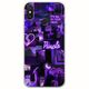 Aesthetic Purple Xiaomi Mi 8 Flexible TPU (Διάφανη Σιλικόνη)