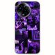 Aesthetic Purple Realme 11 5G Flexible TPU (Διάφανη Σιλικόνη)