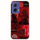 Aesthetic Red Motorola Moto G85 5G Flexible TPU (Διάφανη Σιλικόνη)
