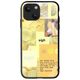 Aesthetic Yellow iPhone 13 mini Groove TPU (Tempered Glass και TPU)