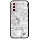 Aesthetic White Samsung Galaxy S22 Groove TPU (Tempered Glass και TPU)